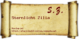 Sternlicht Zilia névjegykártya